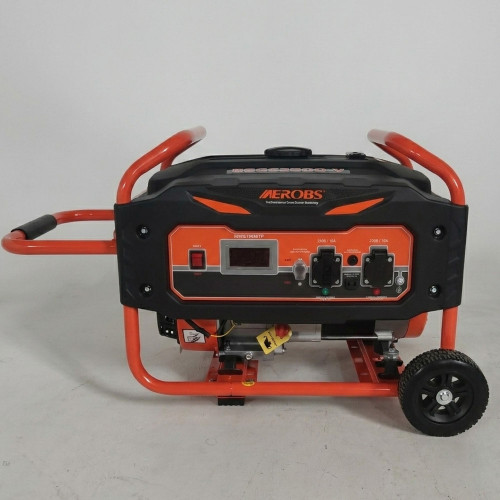 Бензиново-газовый генератор AEROBS BSGE3500-V с ручным стартером