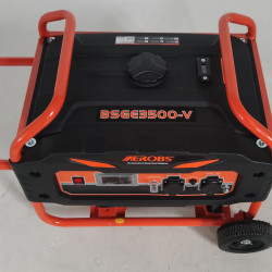 Бензиново-газовый генератор AEROBS BSGE3500-V с ручным стартером