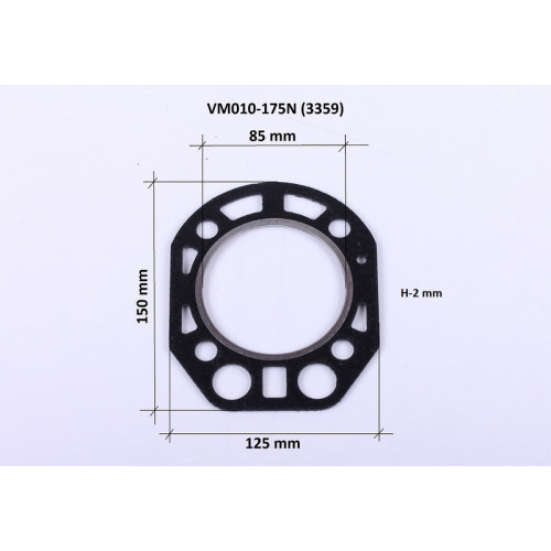 Прокладка головки циліндра (без язичка) - на двигун R175