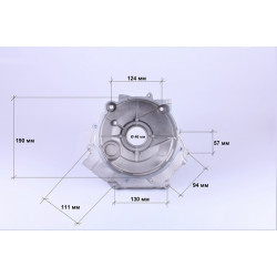 Крышка блока (под генератор) 177F GN 2-3,5KW