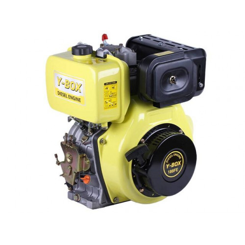 Дизельный двигатель YBX 188FE (вал шлицы Ø25 мм)