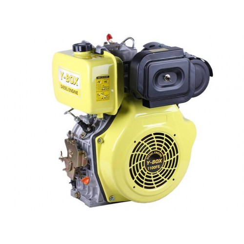 Дизельный двигатель YBX 1100FE (вал шлицы Ø25 мм)