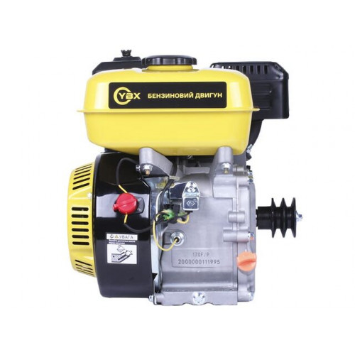 Бензиновий двигун YBX 170F (вал шпонка Ø20 мм)