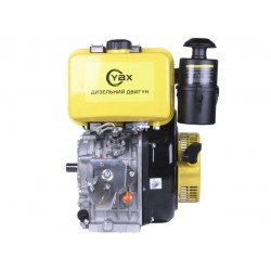 Двигун дизельний YBX 186F (вал шліци Ø25 мм)