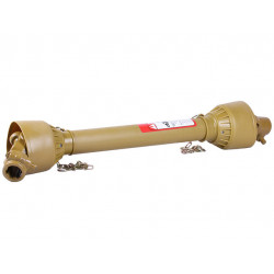 Карданный вал (770мм 6х6 шлицов) сечение-трехлимонник, с кожухом