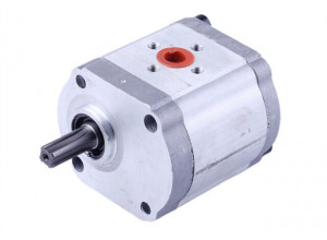 Насос шестеренчатый - 314 левый, шлиц, задний выход