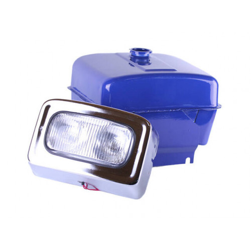 Бак паливний з фарою (виступаюча горловина) - на двигун ZS1100