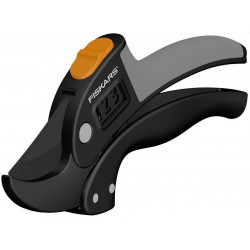 Ручний секатор Fiskars з храповим механізмом PowerStep