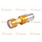 Лампа фары диодная 2 кристалла линза Н6 BA20D 12V 35/35W - LED - АМ