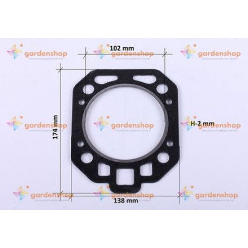 Прокладка головки циліндра GZ - на двигун R195