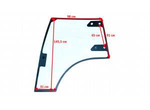 Бокове вікно ліве для тракторів ТЕ-504С (тип №2)