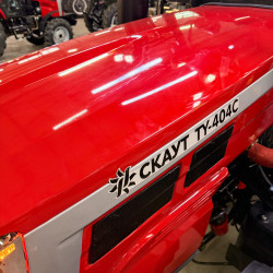 Мінітрактор СКАУТ TY-404С RED з кабіною (червоний)