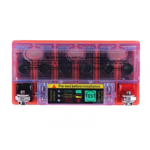 Аккумулятор гелевый, 5Аh-YTX12N5-3B (индикатор) OUTDO