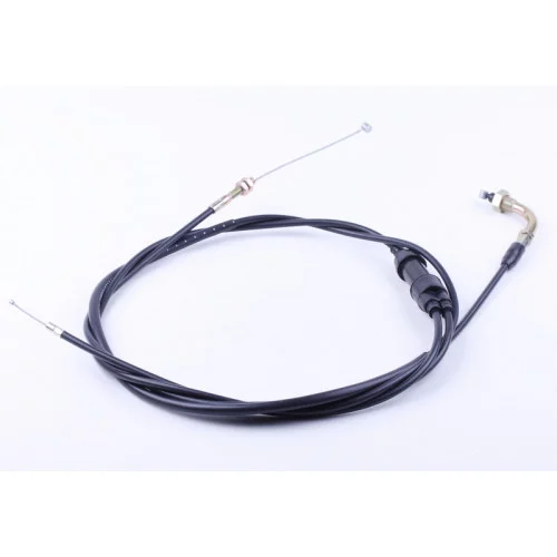Трос газа (раздвоен.) L-2220mm (верх резьба, низ: 1резьба 2трос) - Lead