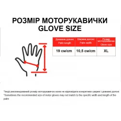 Мотоперчатки черно серые текстиль XL