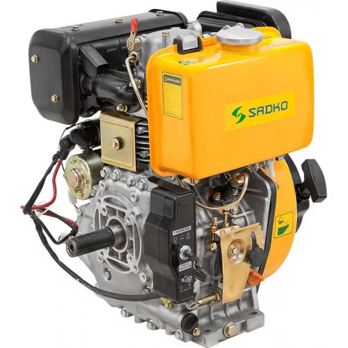 Двигатель Sadko 410DE (Kama 186 FE diesel) электростартер (под шпонку)