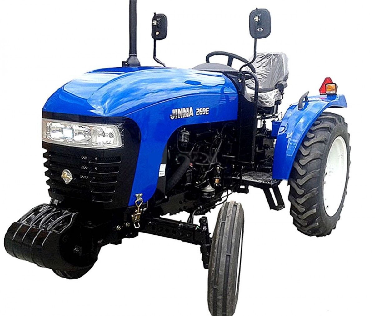 Пример комплектации резиной заднеприводного минитрактора Jinma 260E