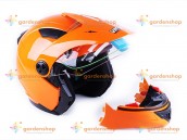 Фото - Шлем MD-900 оранжевый (трансформер) size L - VIRTUE