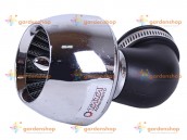 Фильтр нулевой "Turbo" чёрный хром Ø42mm 90° (125-150сс) - АМ цена
