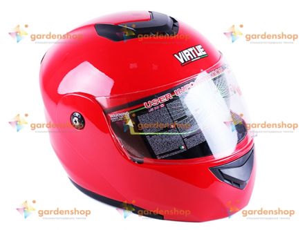 Шлем MD-903 красный size L - VIRTUE цена- Фото №1