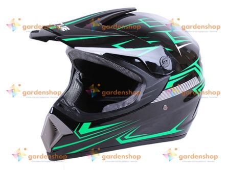 Шлем MD-905 зеленый size M - VIRTUE цена- Фото №1