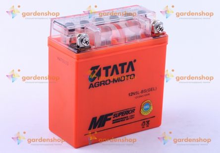 Аккумулятор гелевый, 5Аh-YTX12N5-3B, оранж., 120*61*129мм - OUTDO, Active цена- Фото №1