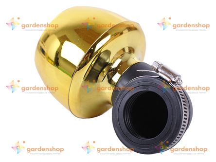 Фильтр нулевой "Турбина" с крыльчаткой золото Ø48мм 90° АМ (AM-073)- Фото №2
