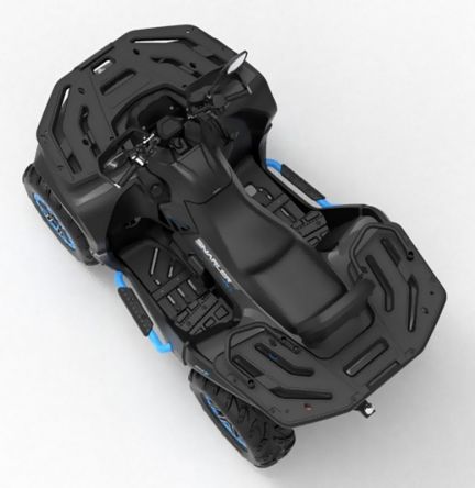 Фото - Квадроцикл Segway Snarler AT6 Hybrid (серебристо-синий)- Фото №9