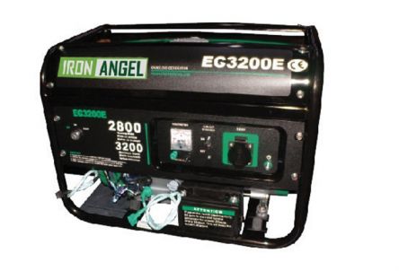 Бензиновий генератор Iron Angel EG 3200 Е цена- Фото №1