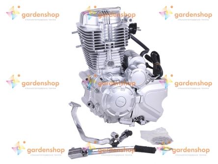 Двигун CG250 на мотоцикл (167FMJ з повітряним охолодженням, бензиновий) цена- Фото №1