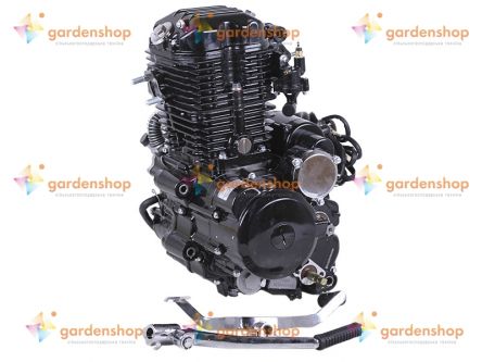 Двигун CG300-2 на мотоцикл (170ММ з водяним охолодженням, бензиновий) цена- Фото №1