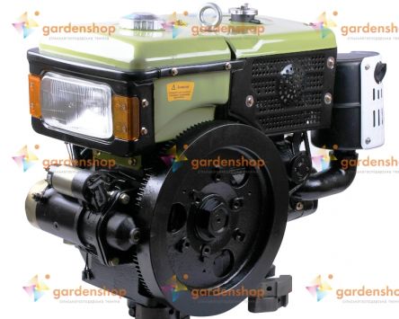 Двигун ZUBR SH195NDL (12 к.с.) з електростартером цена- Фото №1