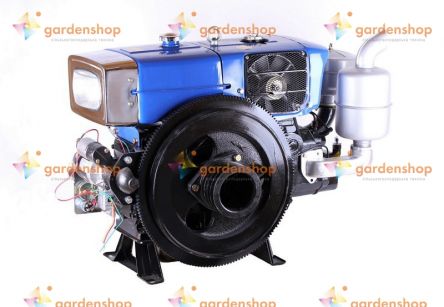 Двигун ZUBR ZH1115N (24 к.с.) з електростартером цена- Фото №1