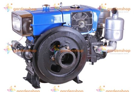 Двигун ZUBR ZH1125N (30 к.с.) з електростартером цена- Фото №1